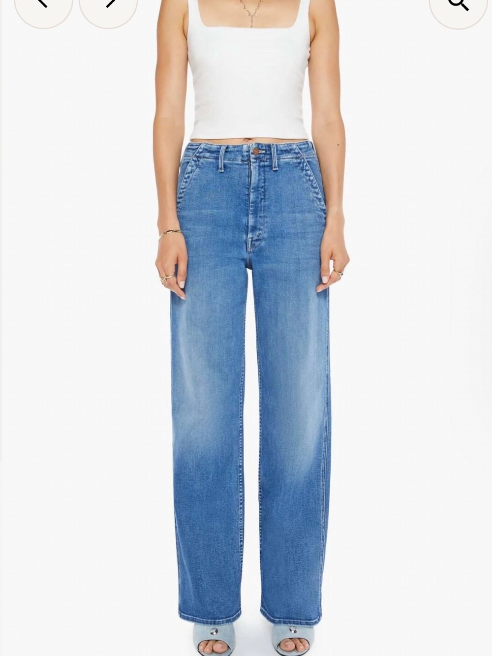 Mother Jeans The Major Prep Zip Sneak